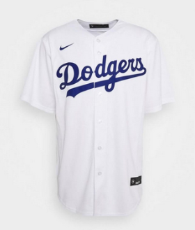 LA Dodgers White MLB Jersey Baseball Shirt