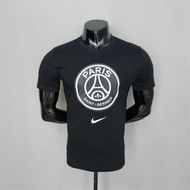 #K000160 PSG Black Soccer T-shirt