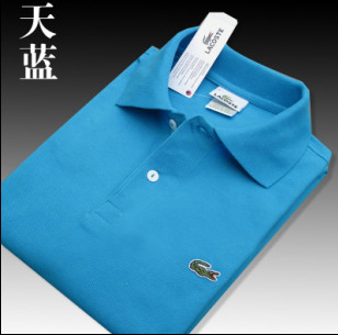 Sky Blue Classic La-coste Polo Same Style for Men and Women