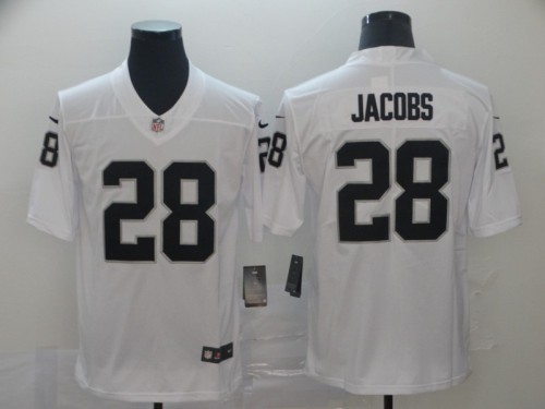 Oakland Raiders 28 Josh Jacobs White Vapor Untouchable Limited Jersey