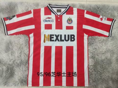 Retro Camisetas de Futbol 1995-1996 Chivas Home Soccer Jersey