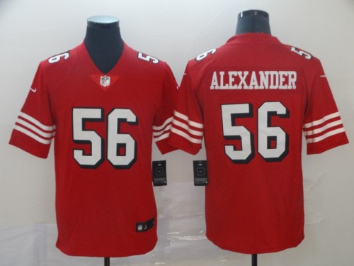 San Francisco 49ers 56 Kwon Alexander Red Vapor Untouchable Limited Jersey