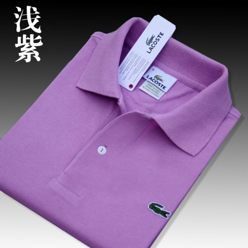 Light Purple Classic La-coste Polo Same Style for Men and Women