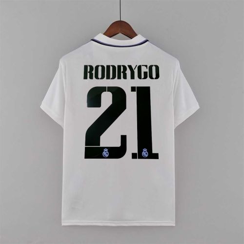 Fans Version 2022-2023 Real Madrid RODRYGO 21 Home Soccer Jersey