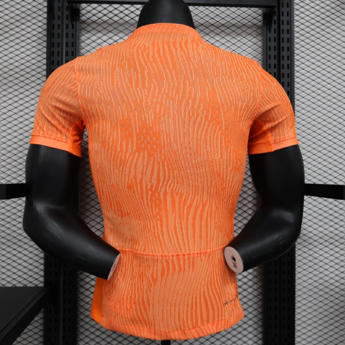 Holland Football Shirt Player Version 2023-2024 Netherlands Home Soccer Jersey