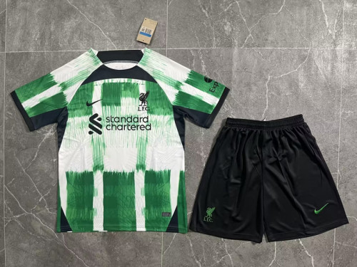 Adult Uniform 2023-2024 Liverpool Away Soccer Jersey Shorts