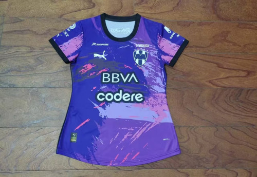 Women 2023-2024 Monterrey 3rd Away Purple Soccer Jersey