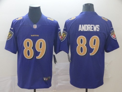 Baltimore Ravens 89 Mark Andrews Purple Color Rush Limited Jersey