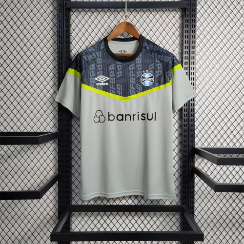 Fans Version 2023-2024 Gremio Grey Soccer Training Jersey