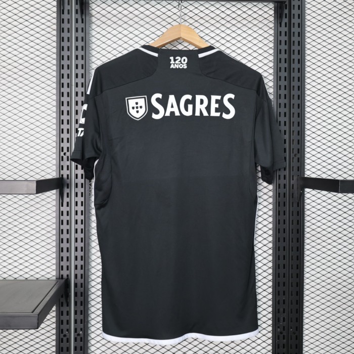 Fan Version 2023-2024 Benfica Away Black Soccer Jersey
