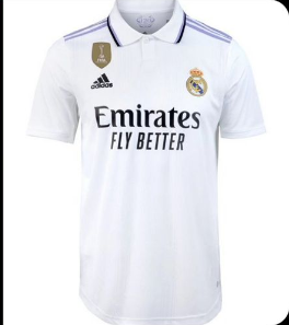 with Front Patch Fans Version 2022-2023 Real Madrid Home Soccer Jersey