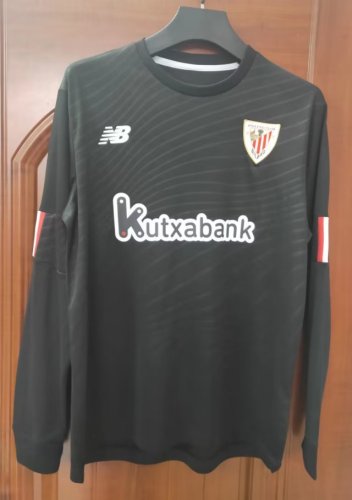 Long Sleeve 2022-2023 Athletic Bilbao Black Goalkeeper Soccer Jersey