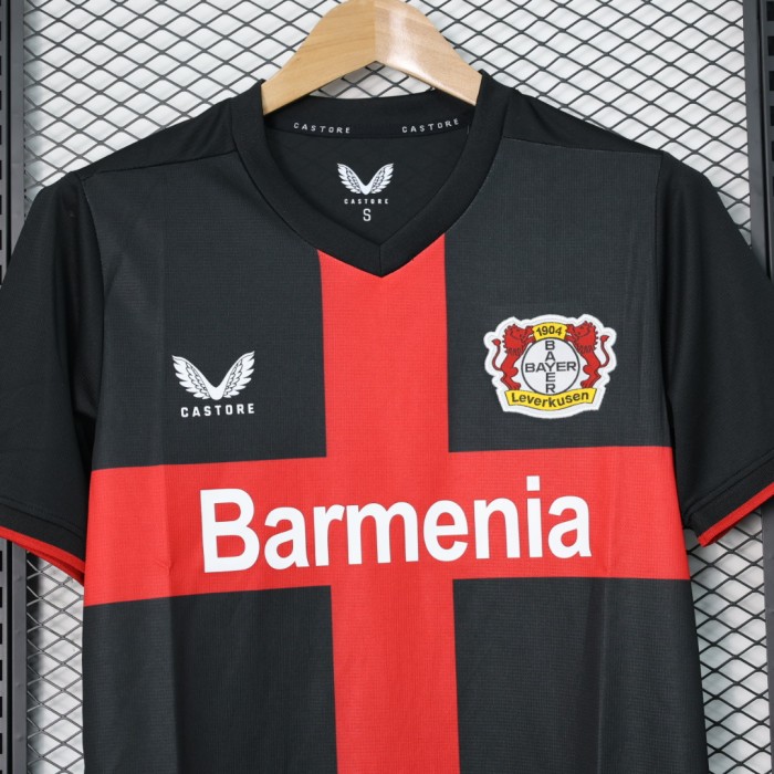 Fan Version 2023-2024 Bayer 04 Leverkusen Black Soccer Jersey