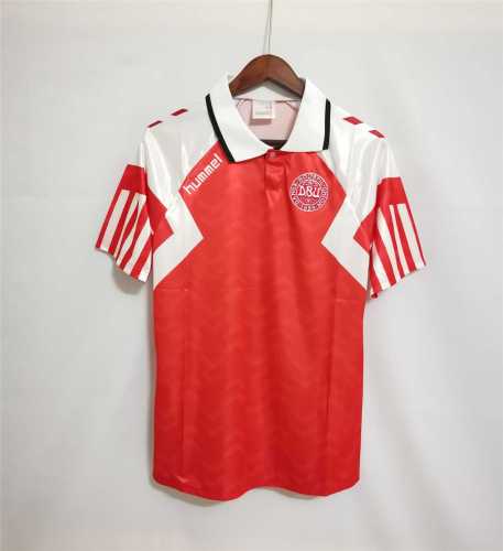 Retro Jersey 1992 Denmark Home Soccer Jersey Vintage Football Shirt