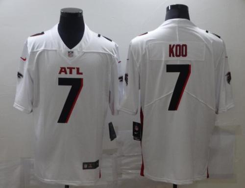 Atlanta Falcons 7 KOO White NFL Jersey