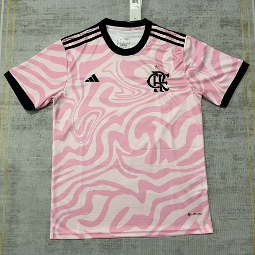 Fans Version 2023-2024 Flamengo Pink Soccer Jersey