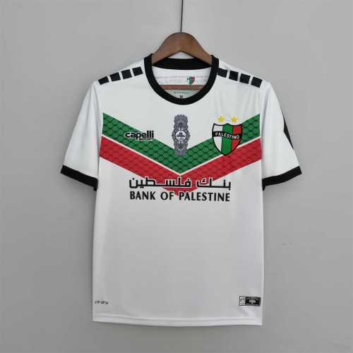 Fans Version 2022-2023 Club Deportivo Palestino White Soccer Jersey