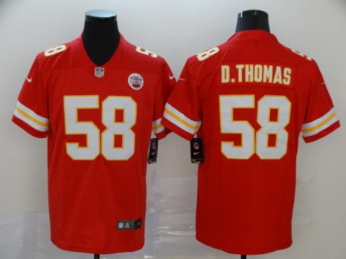 Kansas City Chiefs 58 D.THOMAS Red 2020 Super Bowl LIV Vapor Untouchable Limited Jersey