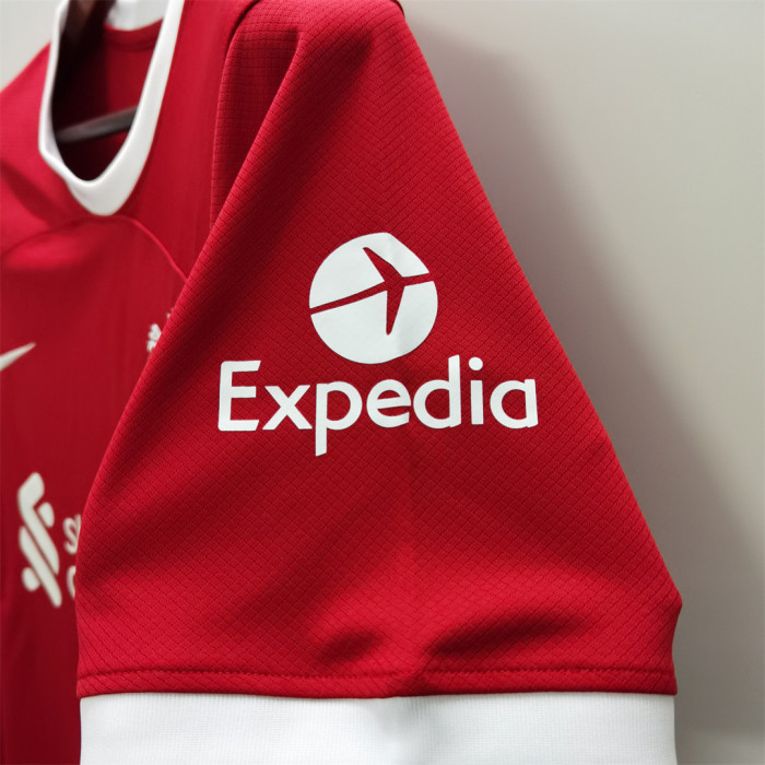 2023-2024 Fans Version Liverpool Home Soccer Jersey S,M,L,XL,2XL,3XL,4XL,5XL