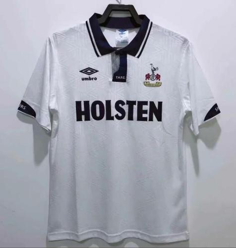 Retro Jersey 1992-1994 Tottenham Hotspur Home White Soccer Jersey