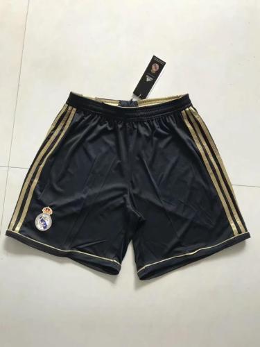 Retro Shorts 2011-2012 Real Madrid Away Black Soccer Shorts Vintage Football Shorts