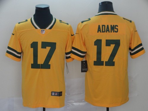 Green Bay Packers 17 Davante Adams Gold Inverted Legend Limited Jersey