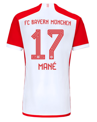 Fans Version 2023-2024 Bayern Munich 17 MANE Home Soccer Jersey