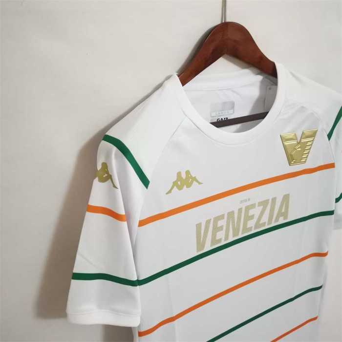Fans Version 2022-2023 Venezia Away White Soccer Jersey