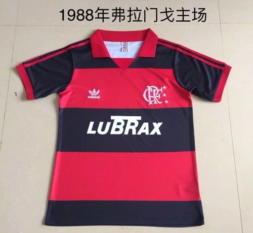 Retro  Flamengo 1988 Home Soccer Jersey
