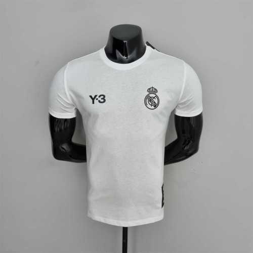 #K000113 Y-3 Real Madrid White Soccer T-shirt