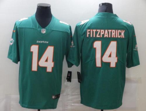 Miami Dolphins 14 FITZPATRICK Green NFL Jersey