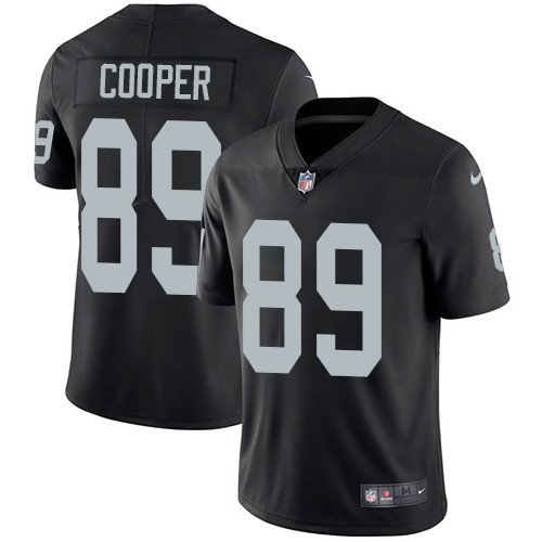 Oakland Raiders #89 COOPER Black NFL Legend Jersey