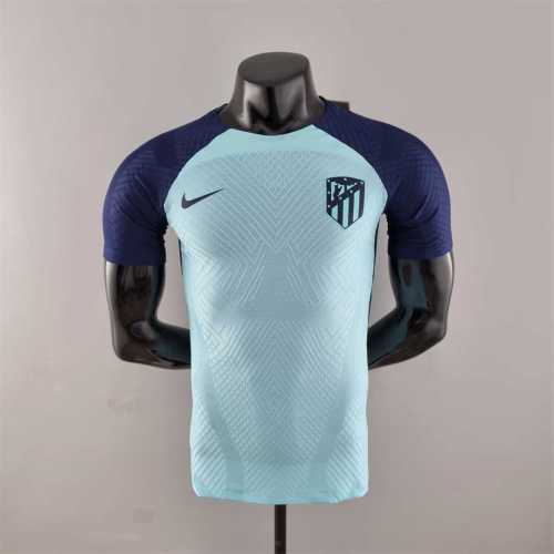 Player Version 2022-2023 Atletico Madrid Light Blue Soccer Training Jersey