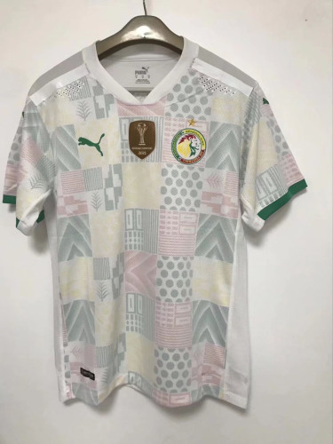 with Front Patch Fans Version 2022 Senegal Away Soccer Jersey