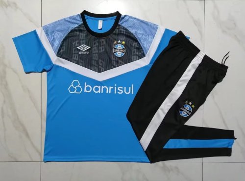 2023-2024 Gremio Blue Soccer Training Jersey and Pants
