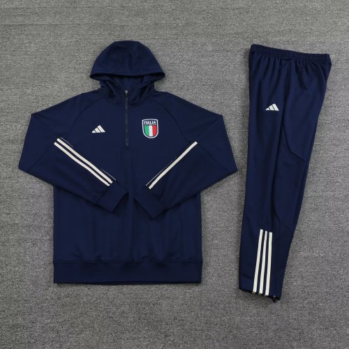 2023-2024 Italy Borland Soccer Hoodie and Pants