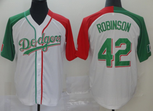 2019 Los Angeles Dodgers # 42 ROBINSON Whith MLB Jersey
