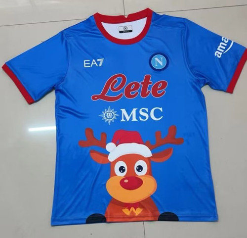 Fans Version 2022-2023 Calcio Napoli Christmas Version Soccer Jersey