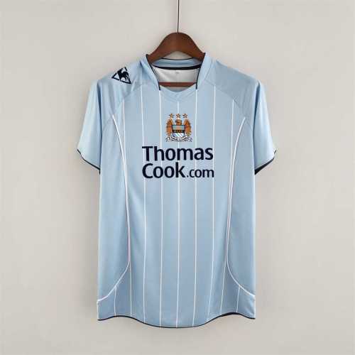 Retro Jersey 2008-2009 Manchester City Home Soccer Jersey Vintage Football Shirt