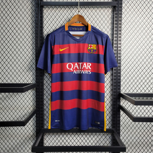 Retro Jersey 2015-2016 Barcelona Home Soccer Jersey