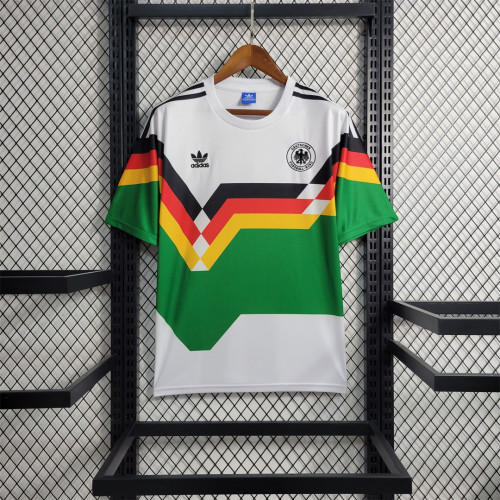 Retro Shirt 1990 Germany 10 Multicolor Vintage Soccer Jersey