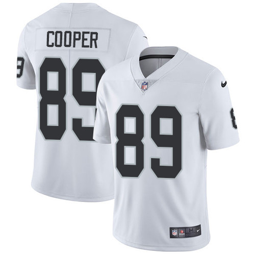 Oakland Raiders #89 COOPER White NFL Legend Jersey