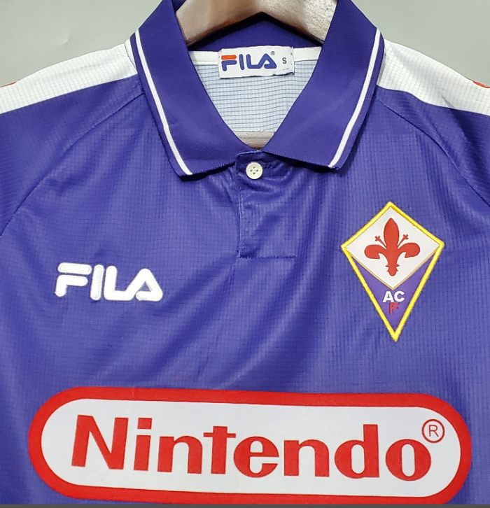 Retro Jersey 1998-1999 Fiorentina Home Soccer Jersey
