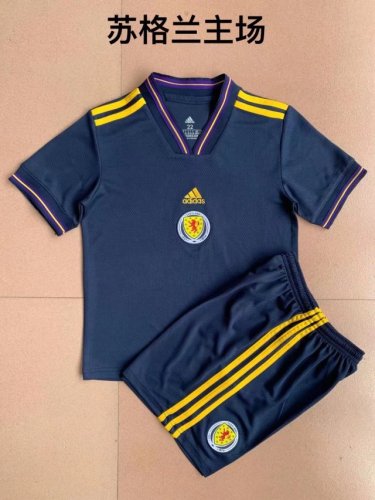 Adult Uniform 2022-2023 Scotland Home Soccer Jersey Shorts