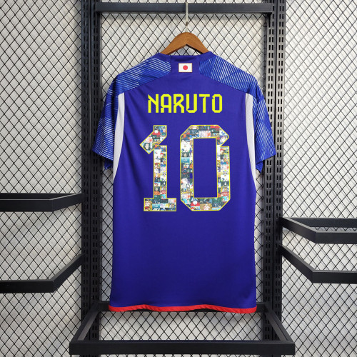 Fans Version 2022 World Cup Japan 10 NARUTO Home Soccer Jersey
