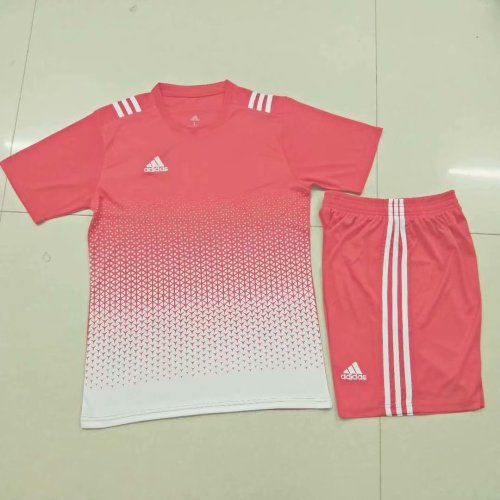 #815 Red/White Soccer Training Uniform Jersey and Shorts