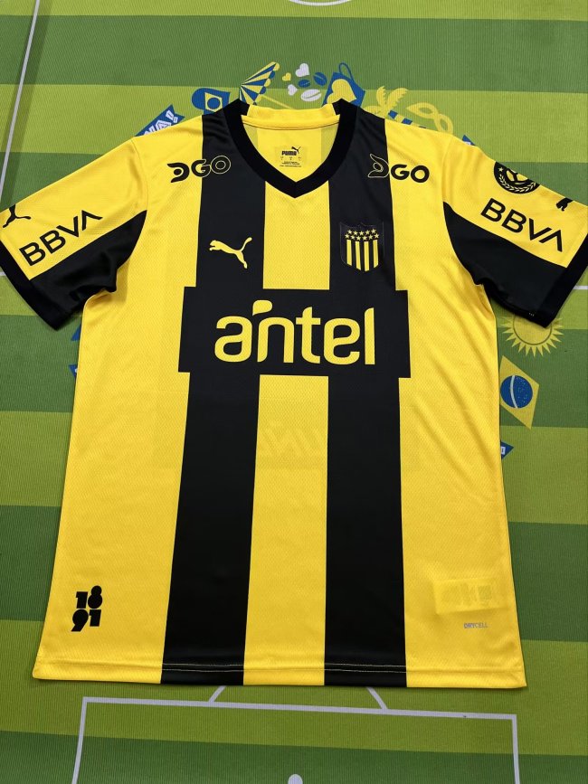 Fans Version 2023-2024 Peñarol Home Soccer Jersey