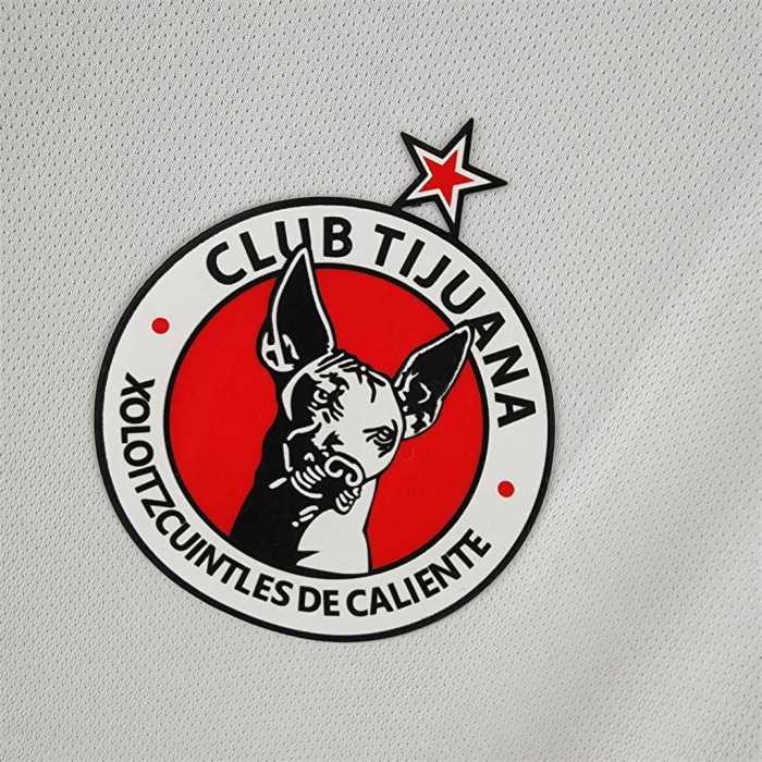 Fans Version 2022-2023 Club Tijuana Away White Soccer Jersey