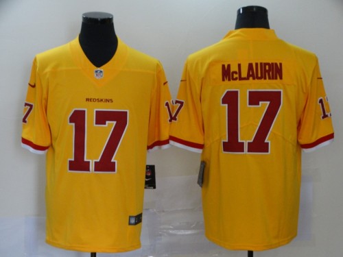 Washington Redskins 17 Terry McLaurin Yellow Vapor Untouchable Limited Jersey