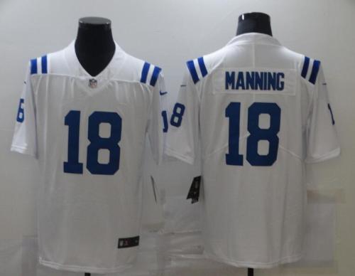 Colts 18 Peyton Manning White Vapor Untouchable Limited Jersey